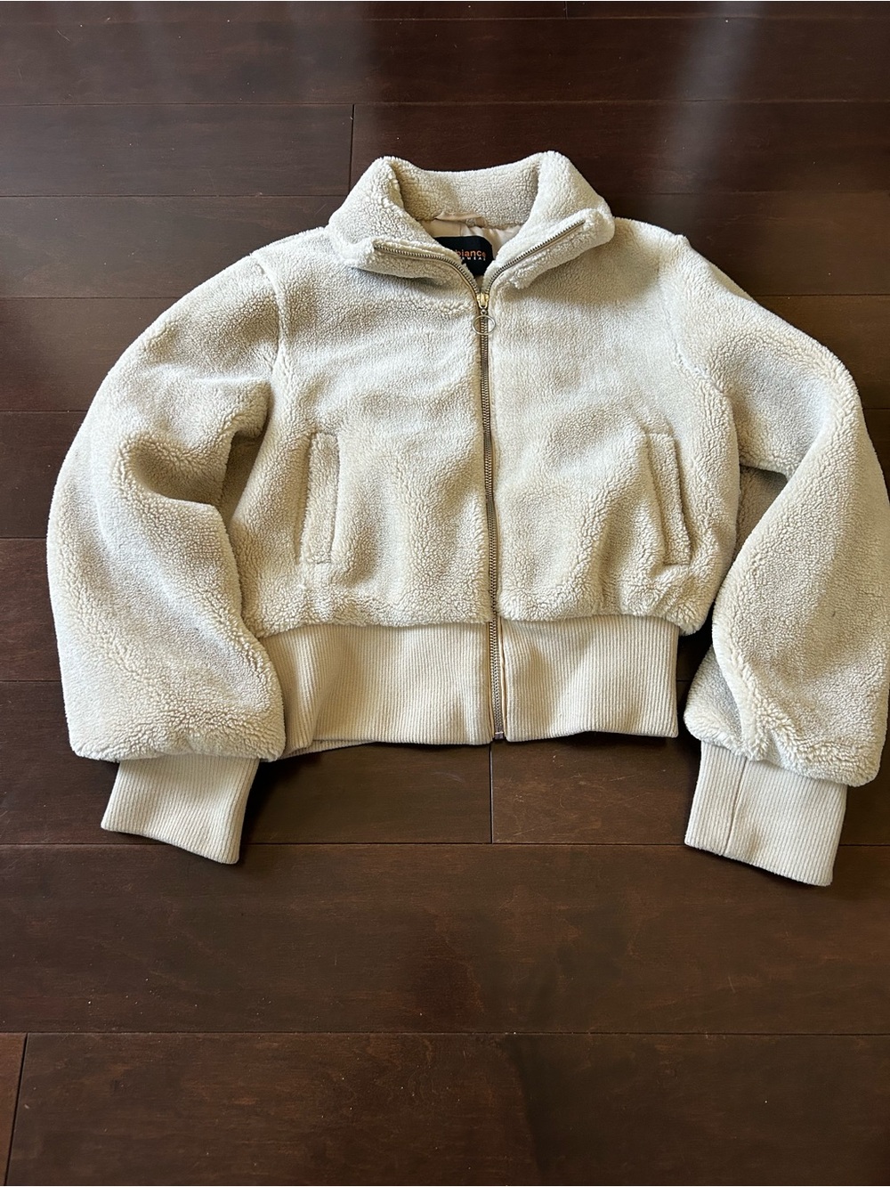 Cozy Cream Sherpa Zip-Up Jacket